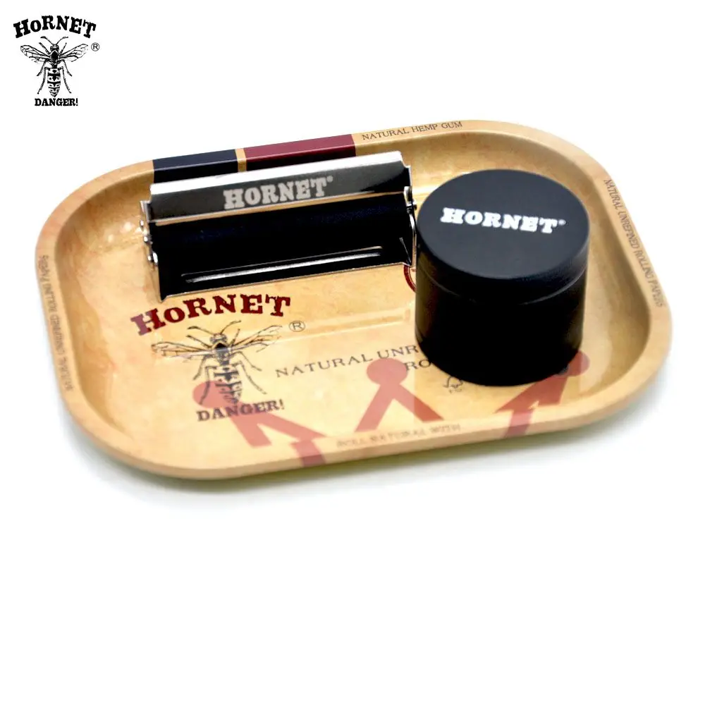 HORNET металла табак поднос ручной роликовой прокатки лотков измельчитель табака