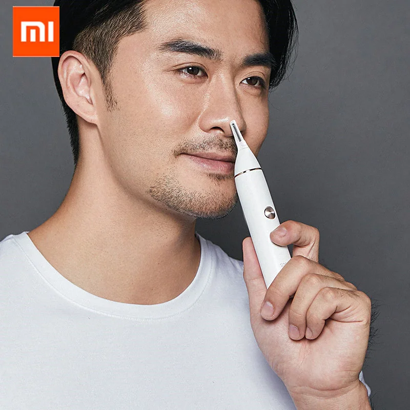 Электрический триммер XiaoMi Soocas для волос в носу портативная мини бритва