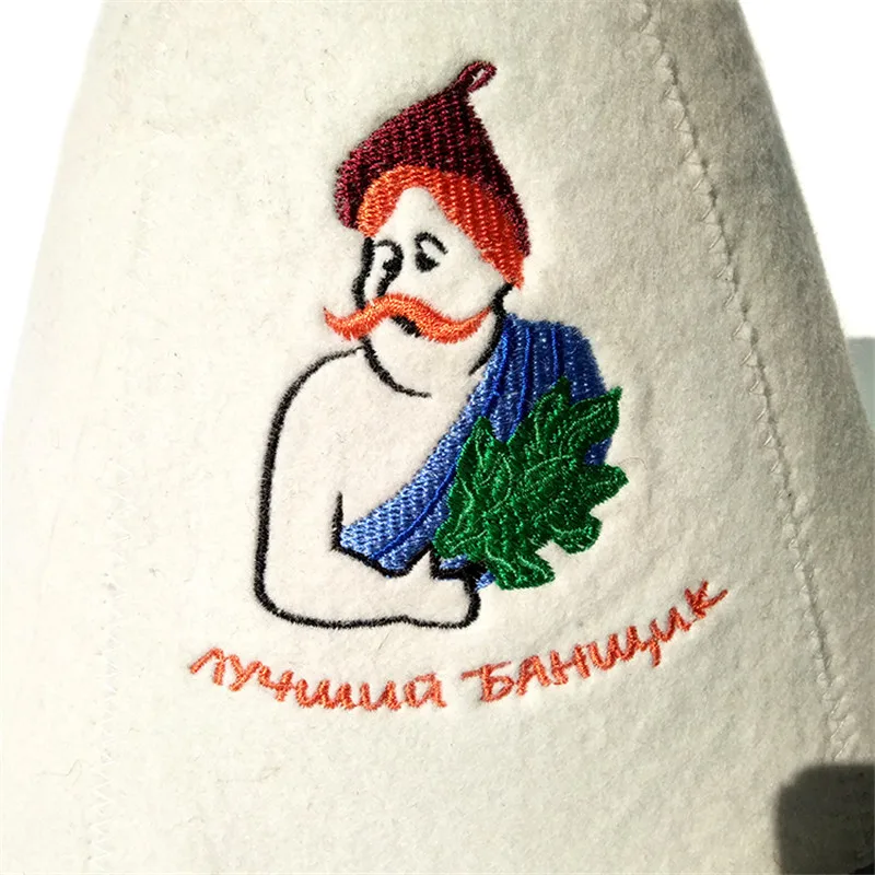 Rs005 Шапка для бани русская баня Для ванной дом крышка белый классический горячий