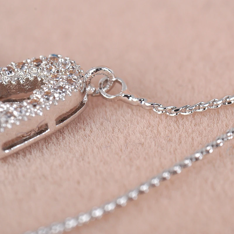 Модные ювелирные изделия Нежный кубический цирконий в форме звезды белый