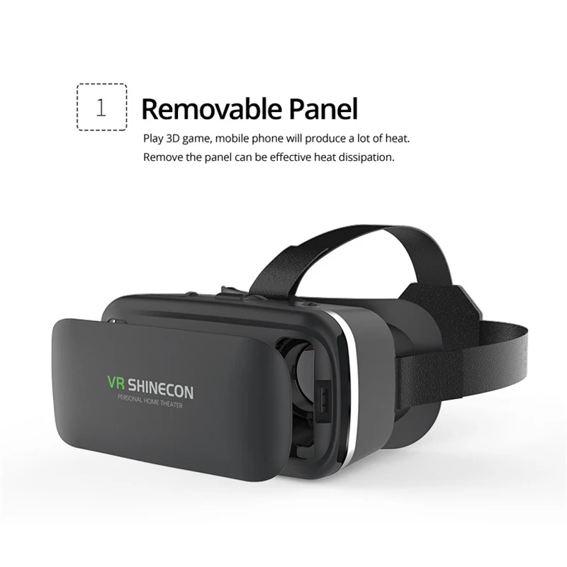 Shinecon 6 0 шлем VR Очки виртуальной реальности 3 D 3d очки гарнитура для смартфонов