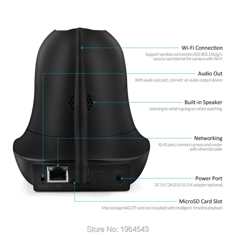 DAYTECH IP Wi Fi Камера Беспроводной 1080 P Видеонаблюдения Главная Камеры безопасности