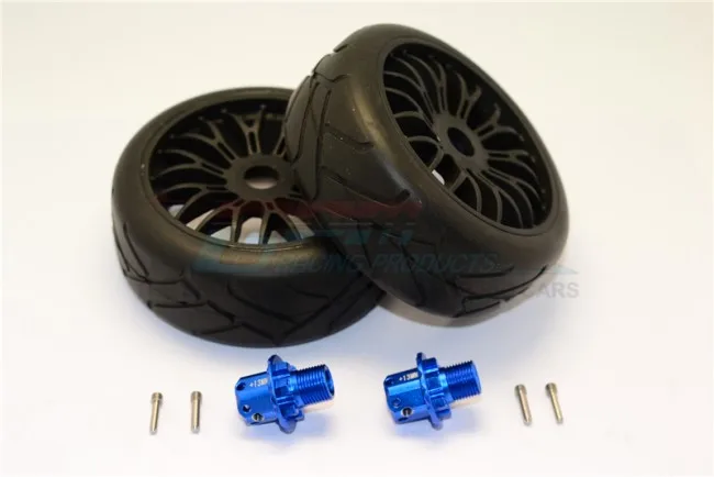 1/8 ARRMA RC TYPHON/SENTON 6S BRUSHLESS CAR ALLOY 13MM HEX ADAPTERS+RUBBER RADIAL TIRES WITH PLASTIC WHEELS-SET ARR88910/2 | Игрушки и