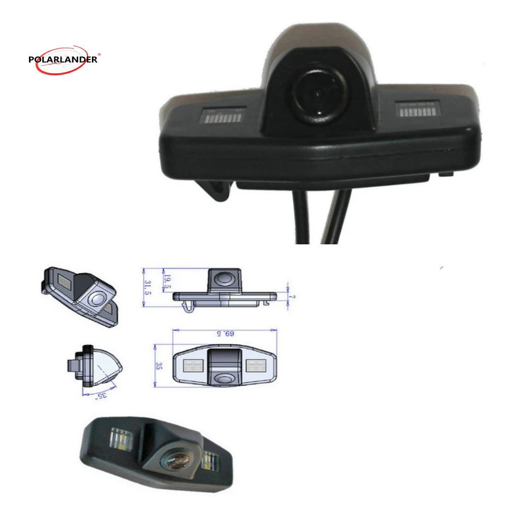 CCD обратная резервная парковка для Honda Accord City Civic Odyssey Acura TL TSX Автомобильная камера