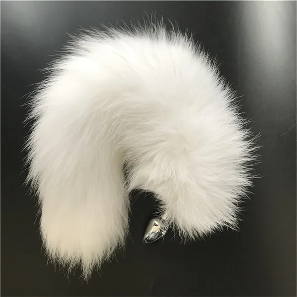 White Magicfur-1pca Большой Настоящее брелок на сумку w 2,8x7 см зажигания Забавный Косплей кулон брелок - Цвет: White