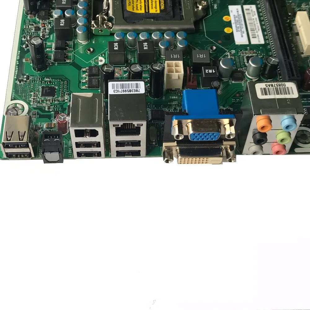 Материнская плата H57 для HP Pro 3130 7100 разъем 1156 614494-001 612500-001 601312-001 MS-7613 V1.1 100% рабочая |