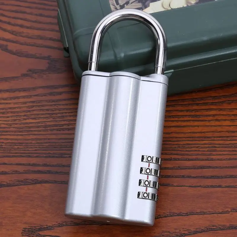 Защитный ключ Realtor Lock Box Сейф для хранения ключей замок недвижимости 4 циферблата |