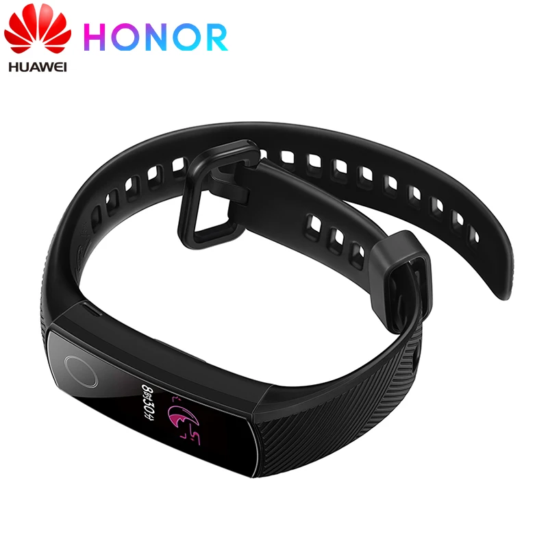 Huawei Honor Band 4 стандартная версия Смарт-Браслет Сенсорный 0,9" AMOLED цветной экран монитор сердечного ритма во время сна 5 атм водонепроницаемый