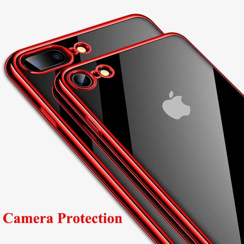 Роскошный силиконовый чехол для телефона для iPhone 7 8 Plus 6 6s чехол s Блестящий Мягкий ТПУ чехол для iPhone 6 6s Plus 7 8 X XS Max XR
