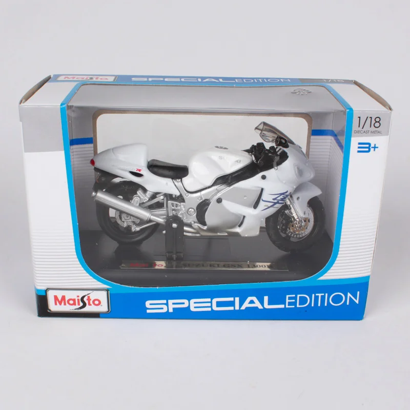 Белый литой диск для мотоцикла Maisto 1:18 GSX 1300R Suzuki 12X4.5X6.2 мотоциклетная модель 347| |