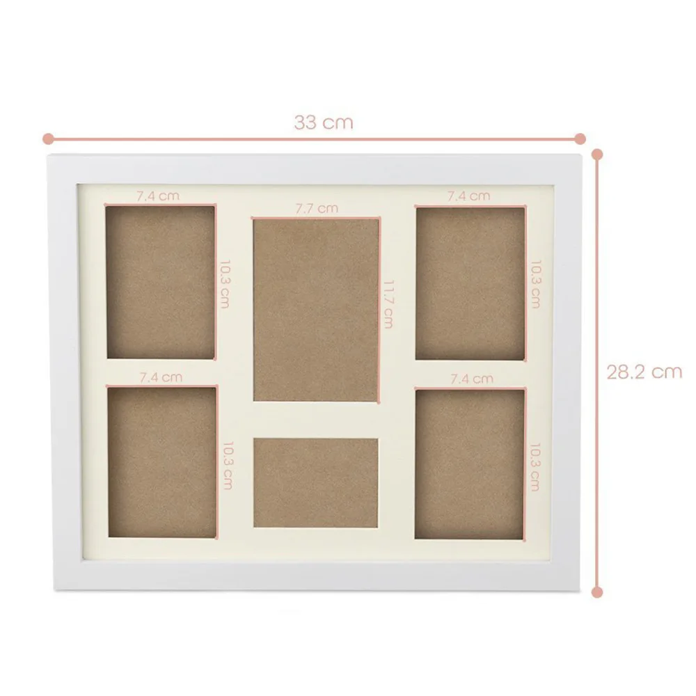 Набор для изготовления следов на руке и ногах новорожденных оправы хранения с