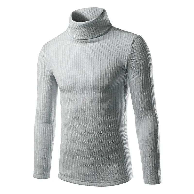 Модная мужская повседневная водолазка свитер одежда 2018 осень и зима мужской