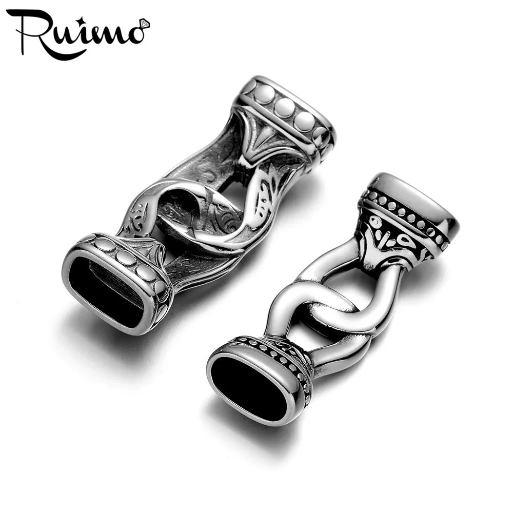 Соединители RUIMO из нержавеющей стали 316L для изготовления браслетов и ювелирных