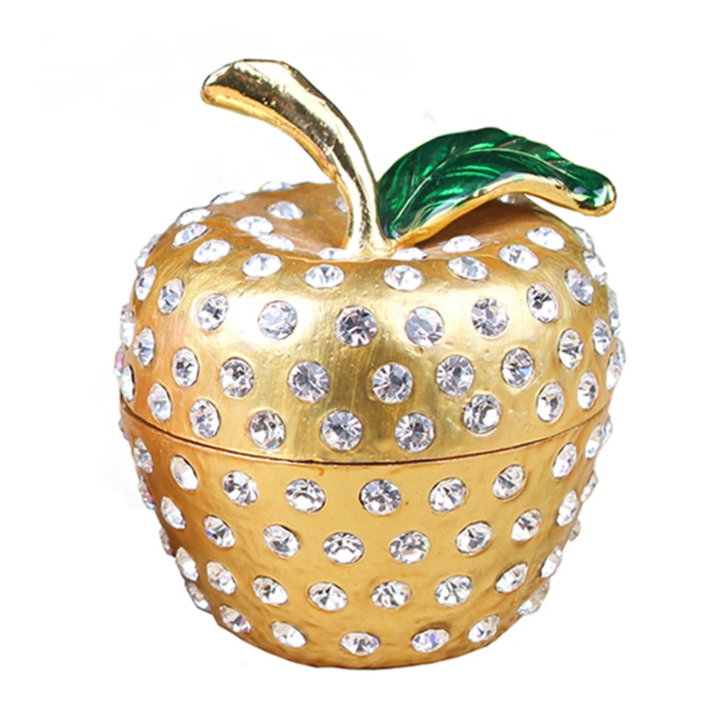 Кольцо для помолвки Apple Bejeweled инкрустированная Ювелирная шкатулка подарок на