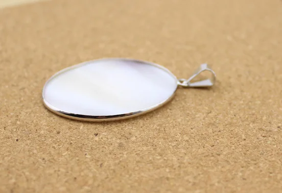 1 шт. 30*50 мм жемчужные белые ожерелья из раковины моллюска кулон Модные Подвески