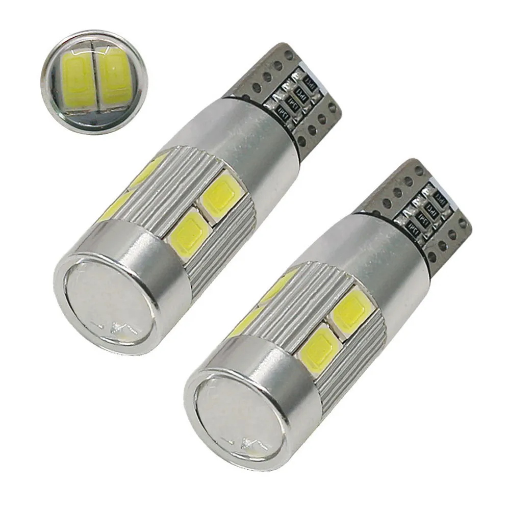 6 шт./лот T10 10LED ширина света W5W-5630 инструмент свет CAN АВТОБУС автомобиля