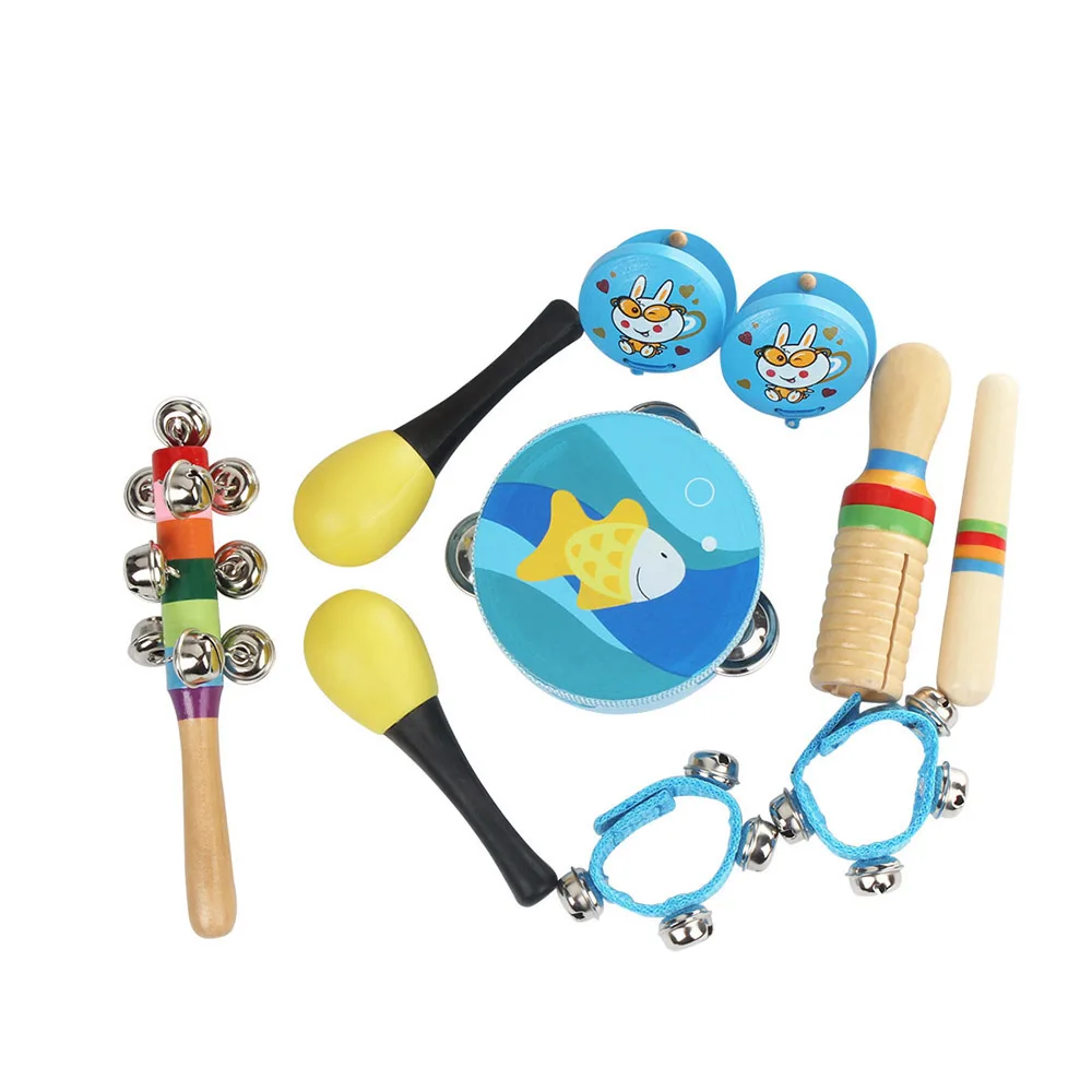 Набор инструментов Orff музыкальные игрушки для детей колокольчики 10