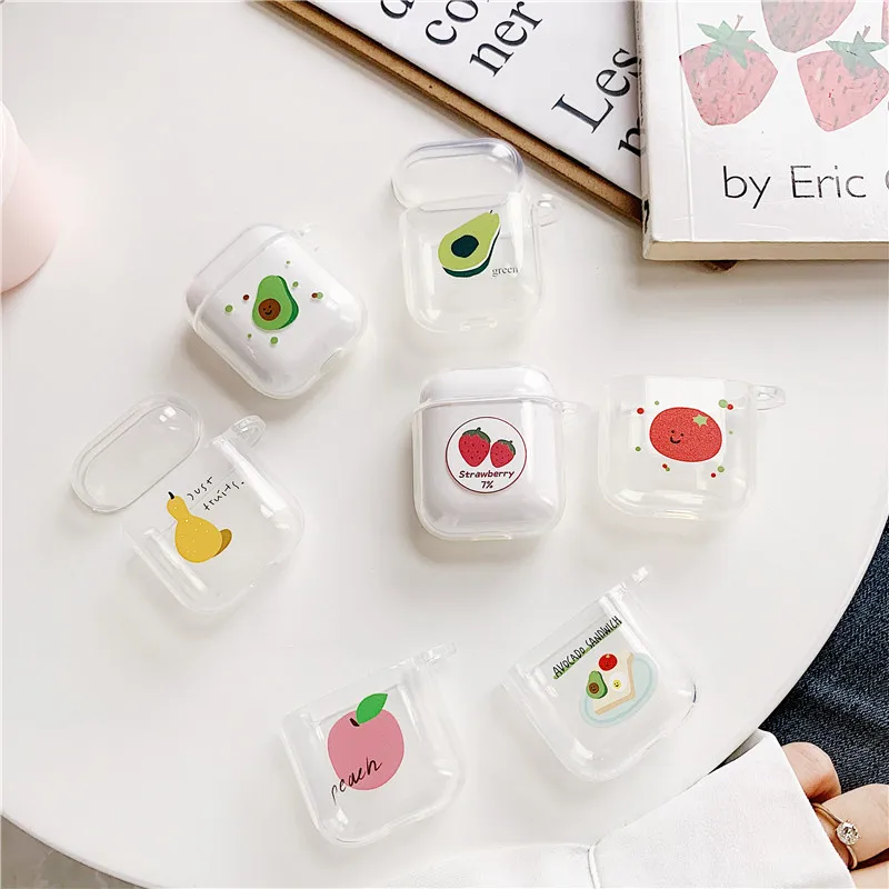COOLY прозрачный силиконовый чехол для Apple AirPods беспроводная bluetooth гарнитура сумка
