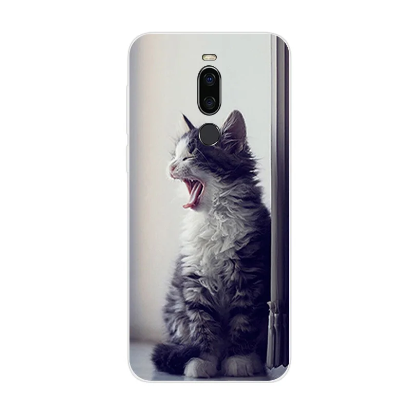 15 Роскошный силиконовый чехол для Meizu X8, прозрачный чехол для телефона из ТПУ, 6,2 дюймов, чехол для Meizu X8, задняя крышка для Meizu X 8, чехол с цветами и собакой - Цвет: 15