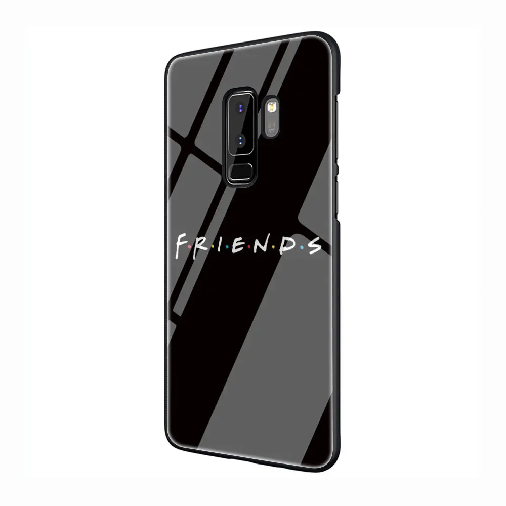 G3 Друзья сезона ТВ закаленное Стекло TPU черный чехол для Galaxy S7 край S8 S9 плюс S10 Note 8 9 A10 20 30 40 50 60 70 - Цвет: G3