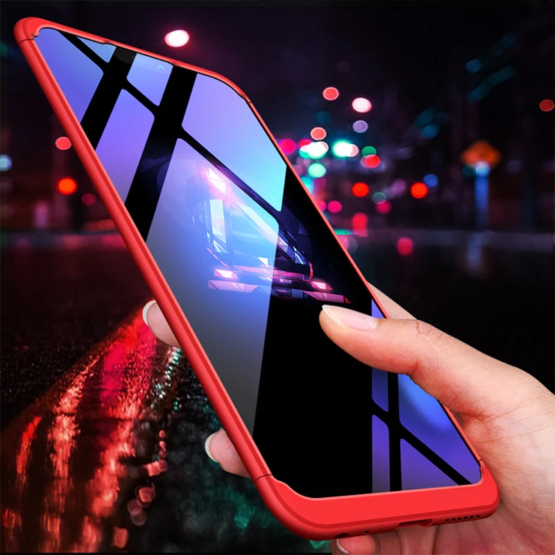 For Vivo Y83 global Fingerprint Cover 360 Full Protection Deluxe Hard Back for vivo y83 Mobile Shell Coque Foundation 6.22 | Мобильные