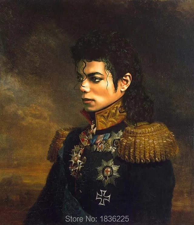 Ручная работа портрет Майкла Джексона картина маслом на холсте для декора