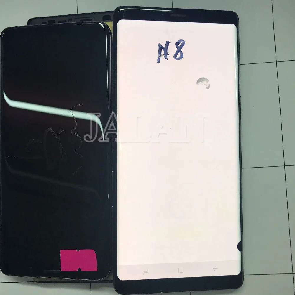 ЖК-дисплей с рамкой для телефона Galaxy note 8 может служить в качестве дисплея Сенсорный экран Замена установка, ремонт с мелкий горошек и touch рабочих