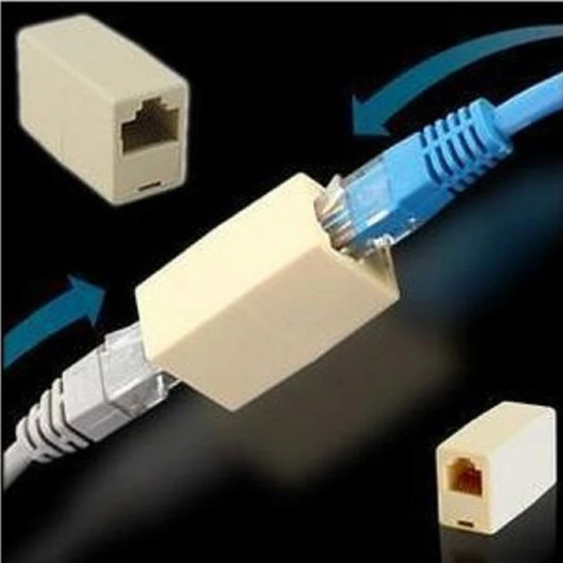 CAT5 RJ45 Сетевой удлинитель кабеля Соединительный разъем Joiner|cable tie plug|cable ringcable rca plug |