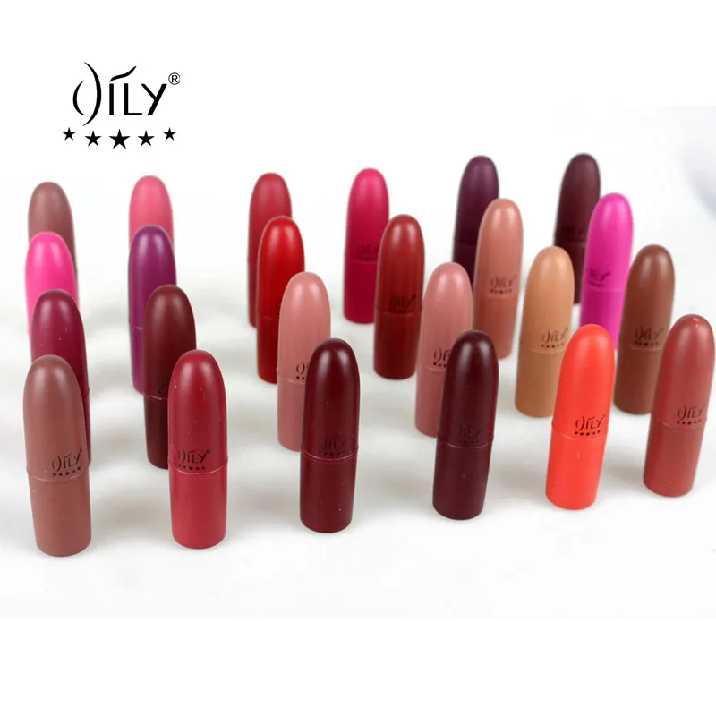 Водостойкая помада для макияжа NEW Beauty 24 цвета долговечный набор губ матовая