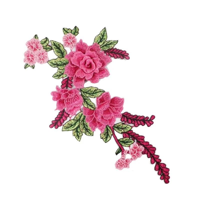Высокое качество с аппликацией в виде цветка 1 шт. одежда аксессуары патчи