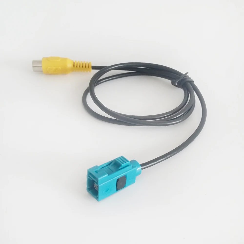 

Biurlink 23CM/80CM Universal Fakra Reversing Wiring Harness Extension RCA Cable Adapter For Volkswagen BENZ Peugeot
