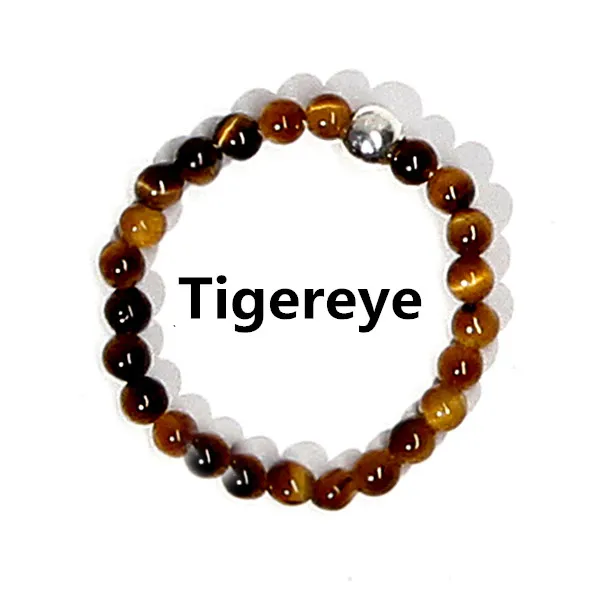 Tiger eye FFWFF ручной работы Натуральный Камень Кристалл Кольца для женщин девочек опал лунный камень настроение волна энергии кольцо набор bague ringen - Цвет основного камня: Tiger eye