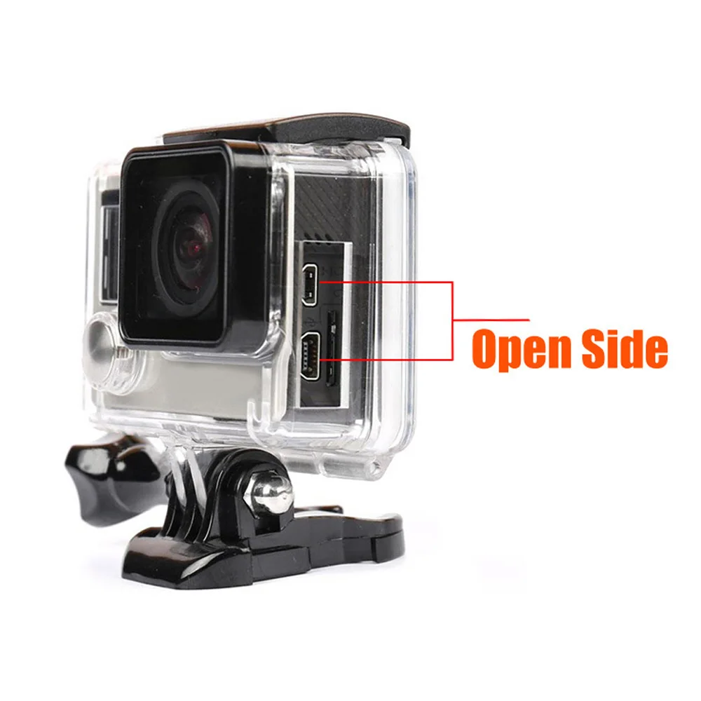 Стандартный боковой открытый защитный чехол для Gopro Hero 4 3 + Защитная экшн камера Go