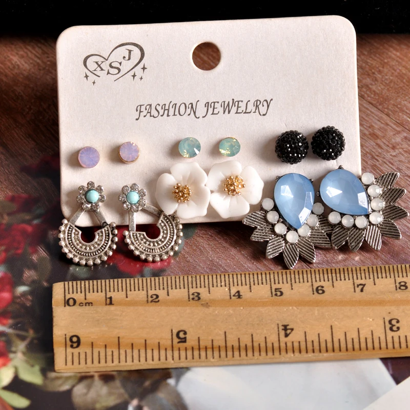 Новинка 2019 модные женские аксессуары оптовая продажа серьги гвоздики для