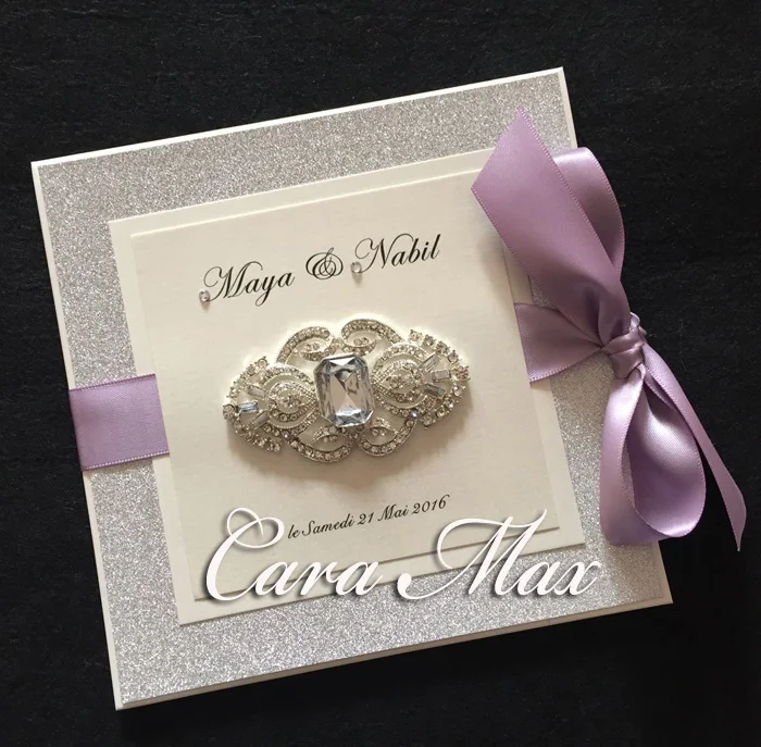 Романтическое блестящее Свадебное приглашение на заказ CA0788|invitations|invitation wedding |