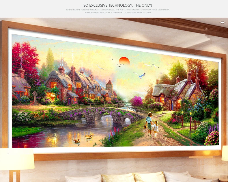

DIY printed Sets For 5D Diamond Embroidery kits Cross Stitching Wall Home Decro