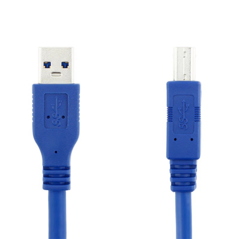 Желтый нож синий цвет USB 3 0 тип A папа в B Мужской принтер кабель Шнур 30 см м 1 м|printer