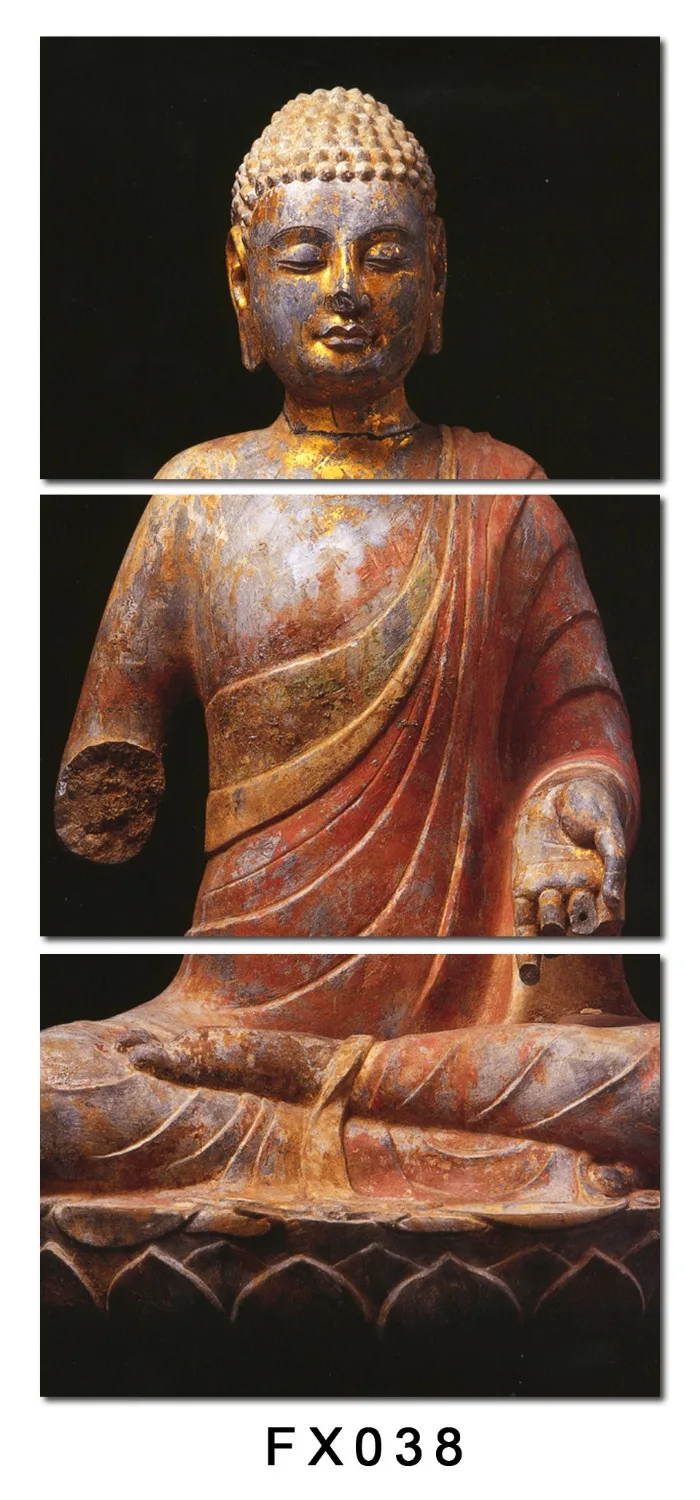 2016 роскошное украшение для дома холст с принтами картина куадроса на стене Будда