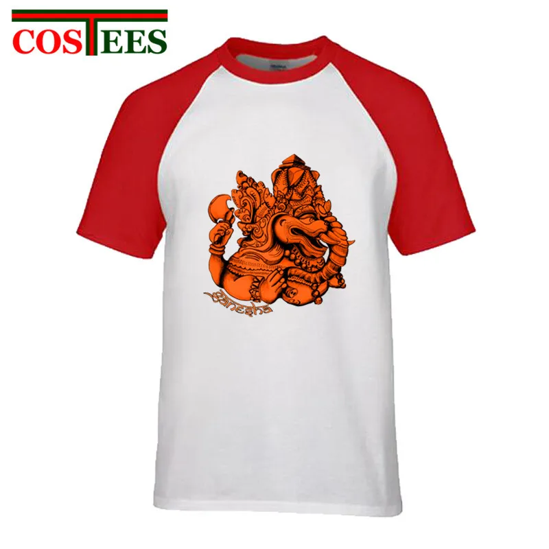 Индийские футболки Шива Бог мужские индийский слон религия верующих harajuku world culture