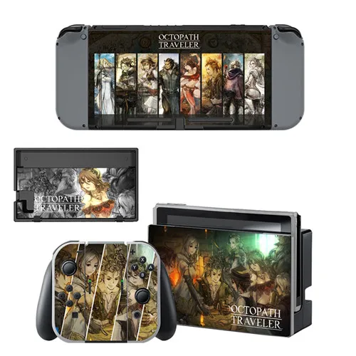 YSNS1334 Виниловые наклейки для nintendo Switch для консоли nintendo Switch и контроллера-Осьминог путешественник - Цвет: YSNS1334