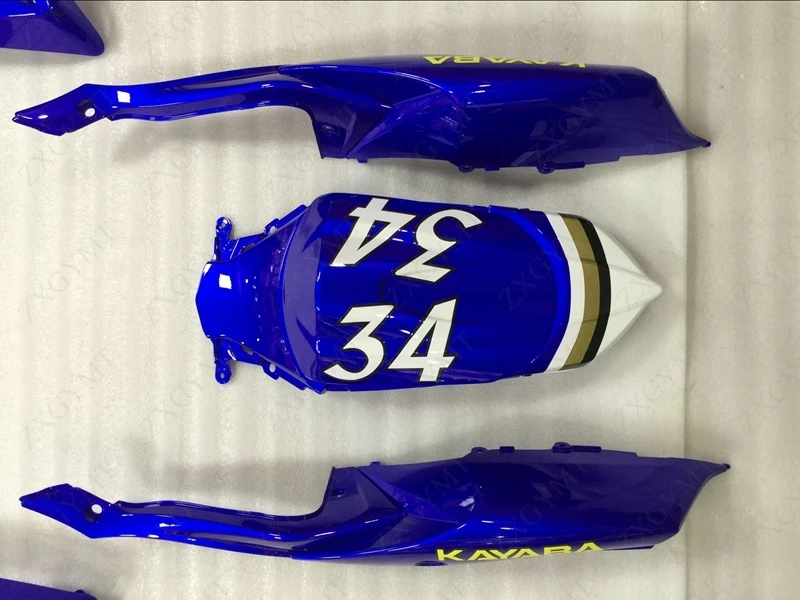 Обтекатели GSXR 750 2008 2010 K8 белого и синего цвета Пластик GSX R 600 09 10 обтекатель R750 08