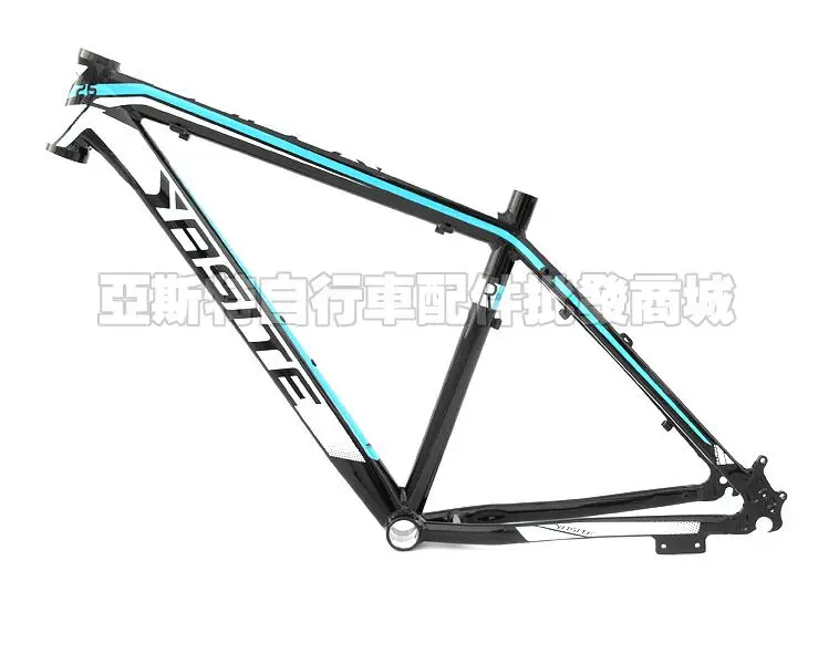 YASITE MTB 26x17 дюймов, стойка для горного велосипеда, яркий, высокопрочный, алюминиевый сплав, дисковый тормоз, рама - Цвет: gloss black blue