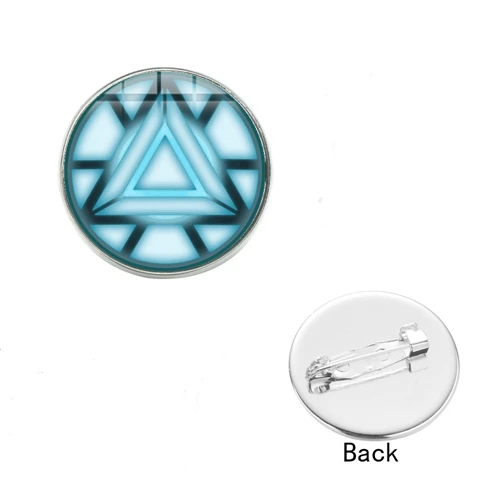 SONGDA Marvel, Железный человек, Тони Старк, броши, Arc Reactor, Мстители, 4 значка, классика, кино, булавки, коллекция фанатов, джинсовая рубашка - Окраска металла: Style 18