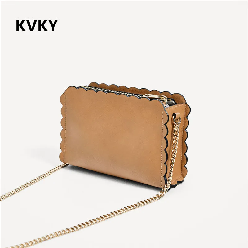 Kvky 2017 желтый маленькая сумка женская мягкая искусственная кожа аппликации Сумки