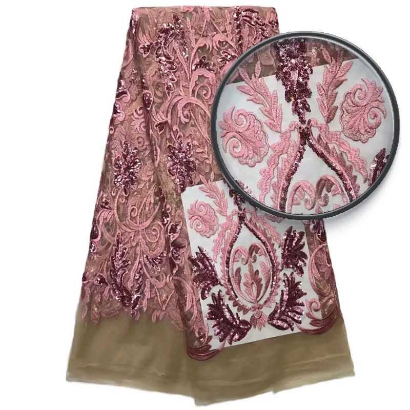 2017 Высокое качество Африканский Кружево Ткань золото французский чистая Вышивка