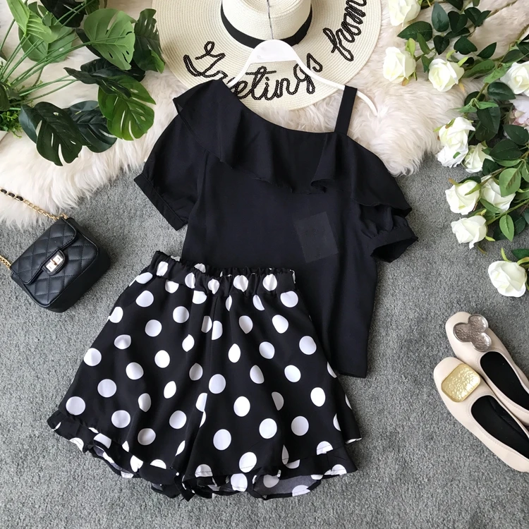 ALPHALMODA 2019 летние женские Асимметричные с открытыми плечами гофрированные Блузы