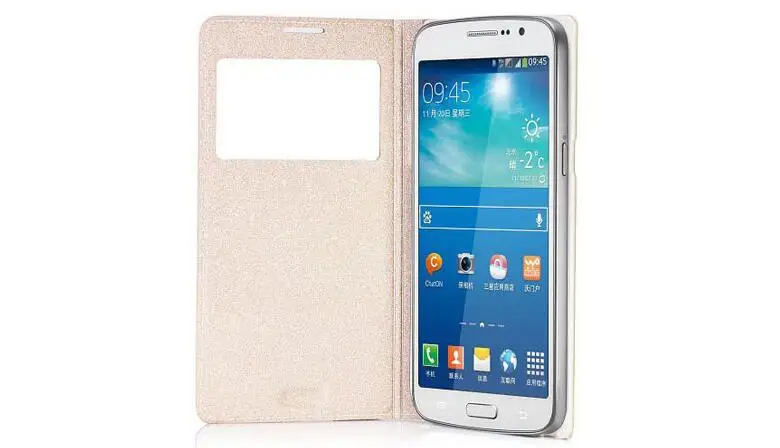 Чехол Samrt для samsung S4 I9500, чехол для сна, samsung Galaxy S4mini I9190 I9195, умный чехол с окошком, кожаный чехол с откидной крышкой