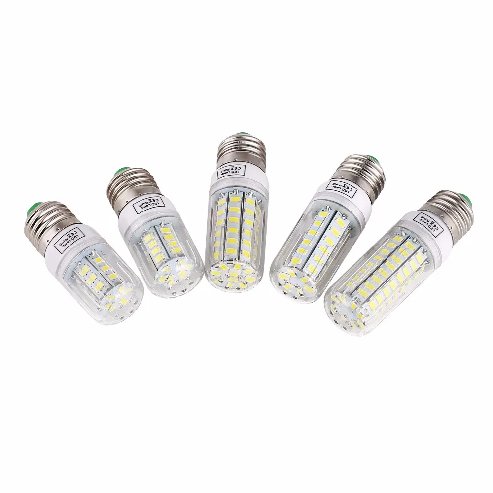 1 шт. E27 E14 220V светодиодный лампы SMD 5730 кукурузы светильник 24 165 s LED люстра Lamparas Bombillas