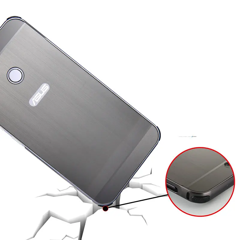 ZEALLION для Asus Zenfone 5 ZE620KL/5Z ZS620KL чехол 2 в 1 металлическое покрытие Алюминиевая Рамка