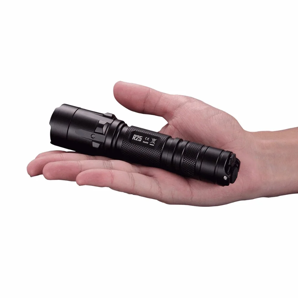 NITECORE R25 тактический фонарь 800LM XP-L HI V3 светодиодный фонарь Непревзойденная производительность умная зарядная док-станция+ перезаряжаемая батарея